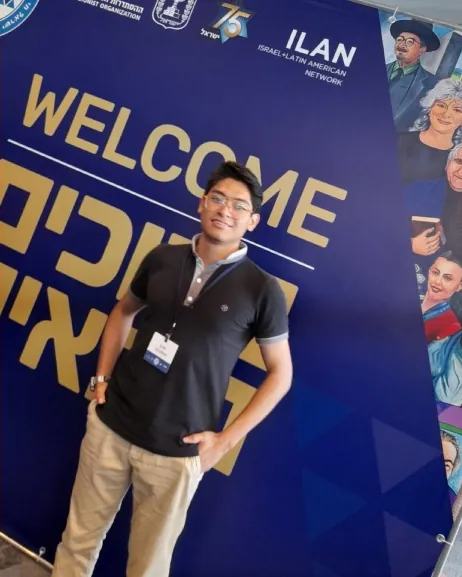 Alan Soubran en Israel con la red ILAN