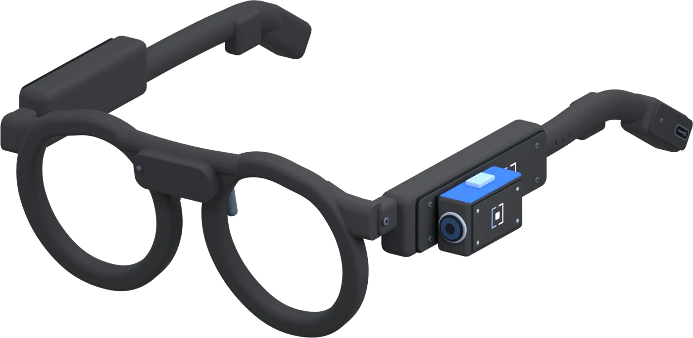 Los lentes del Dev Kit de Alba Labs (ilustración)